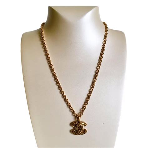 chanel double c necklace gold|authentic chanel necklaces.